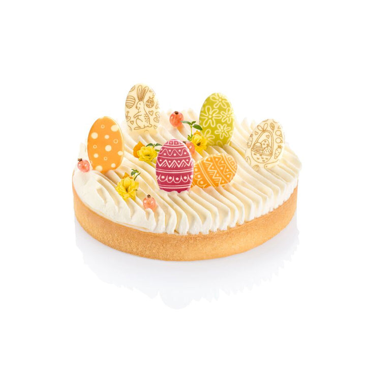 Barbara Decor Easter Egg – Violet – White Chocolate – 165 pieces