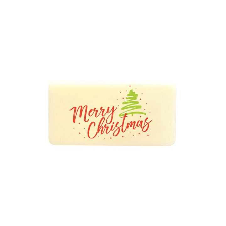 White Chocolate Merry Christmas 20x40mm