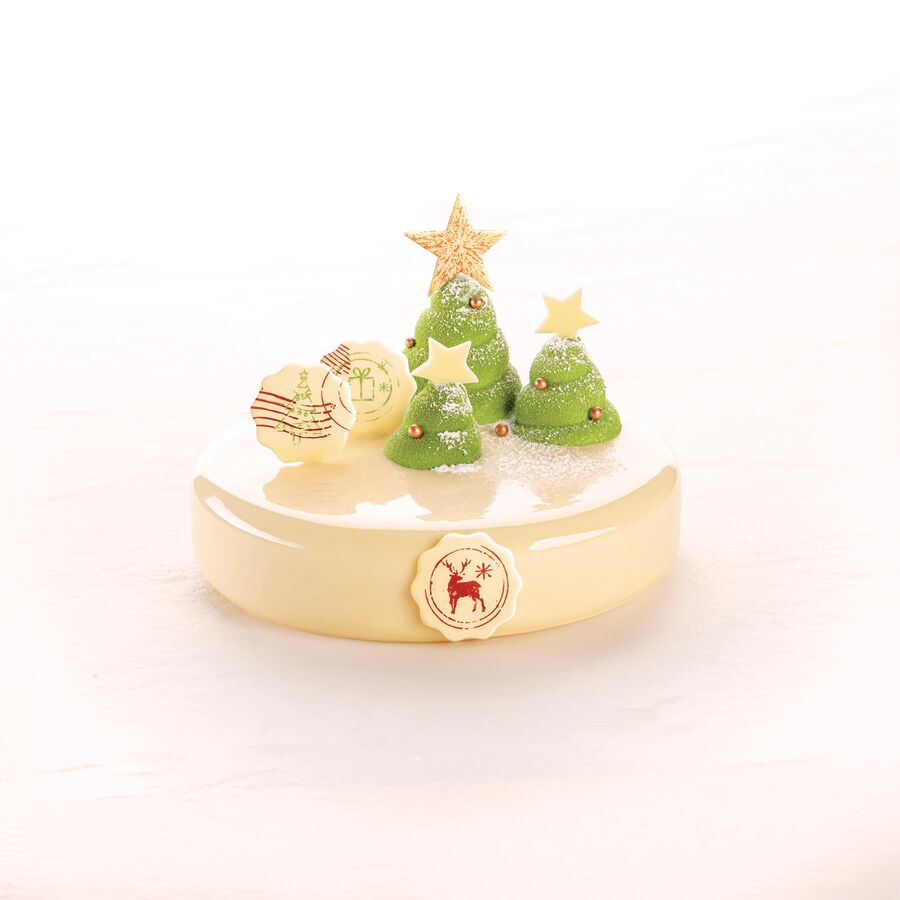 Barbara Decor white chocolate gold star - 288 pieces