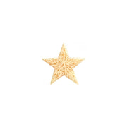 White Chocolate Star - Gold 37mm