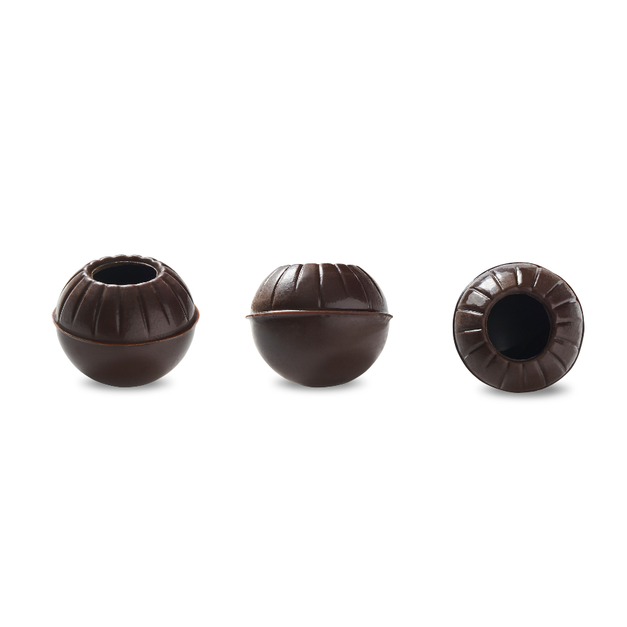 Barbara Decor | Dark chocolate truffle shell | 126pcs