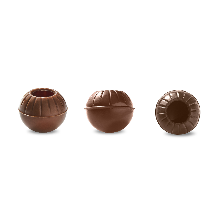 Barbara Decor milk chocolate truffle shell - 126pcs