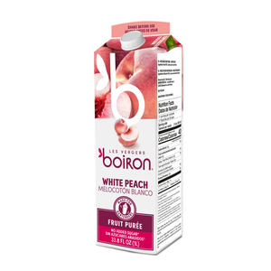 Boiron | White peach fruit puree | 1 litre