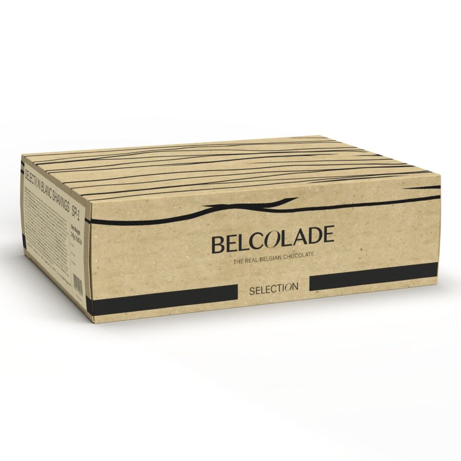 Belcolade white chocolate shavings - 3kg