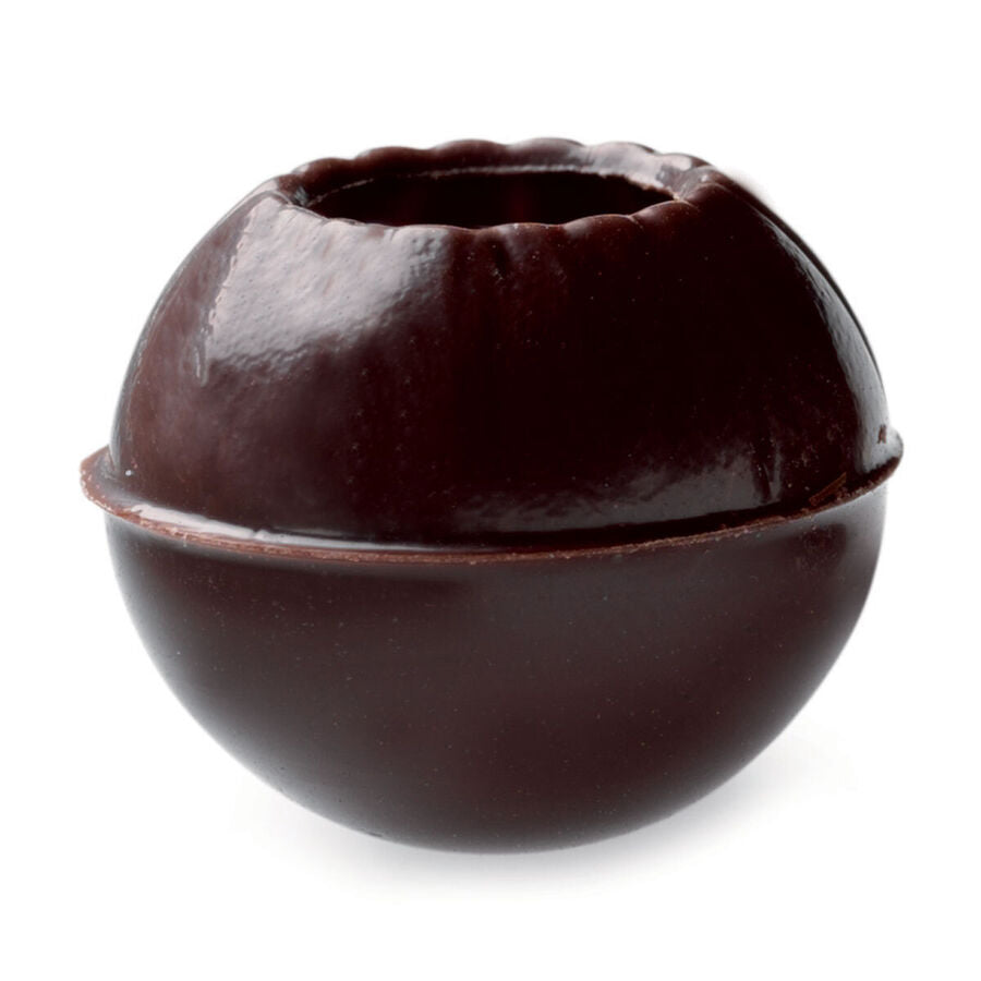 Dobla dark chocolate truffle shells (25mm diameter) - 504 pieces