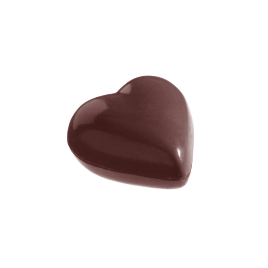 Chocolate World 21-cavity 2 x 7.5g heart chocolate mould - 33 x 33mm