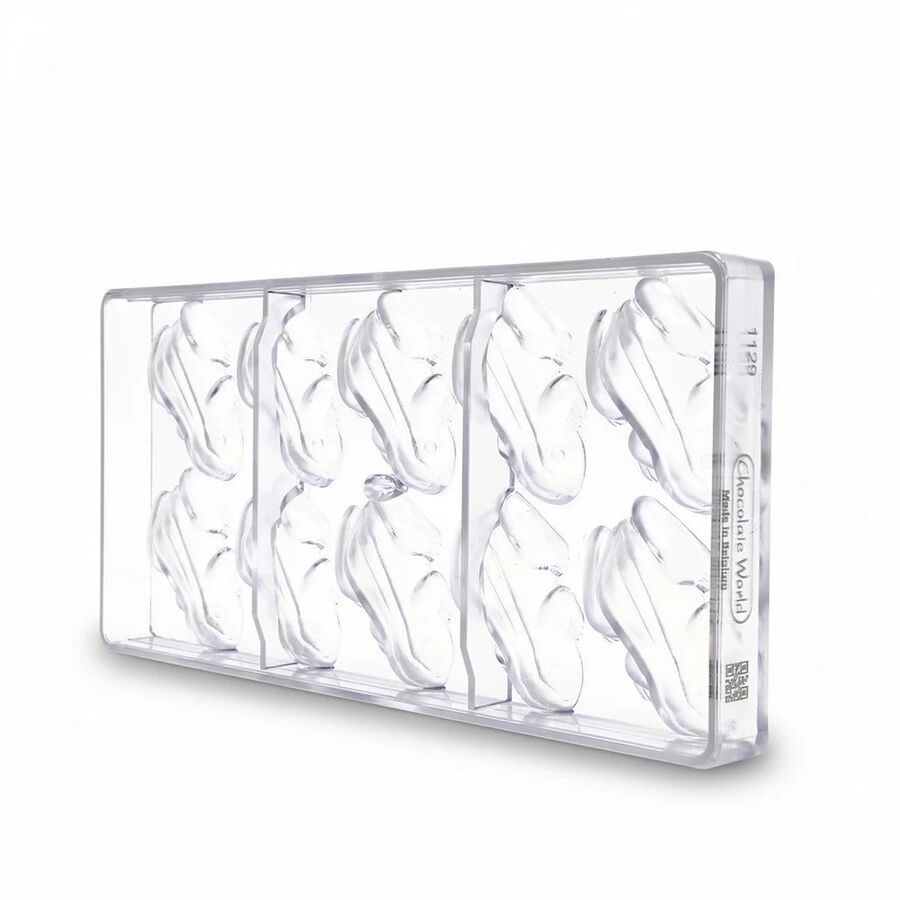 Chocolate World 10-cavity 20g frog chocolate mould - 66 x 45mm