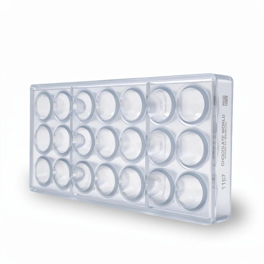 Chocolate World 21-cavity 17g cone chocolate mould - 30 x 25mm