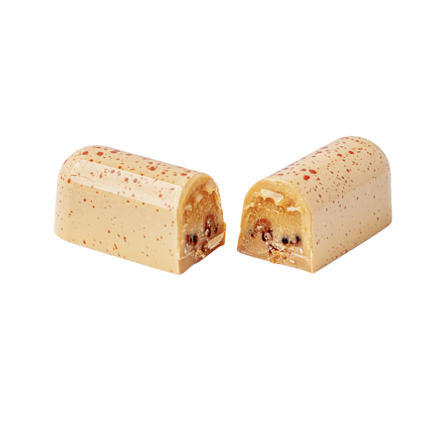 Chocolate World 12-cavity 29g éclair snack bar chocolate mould by Carole Bertuccio - 78.5 x 19mm