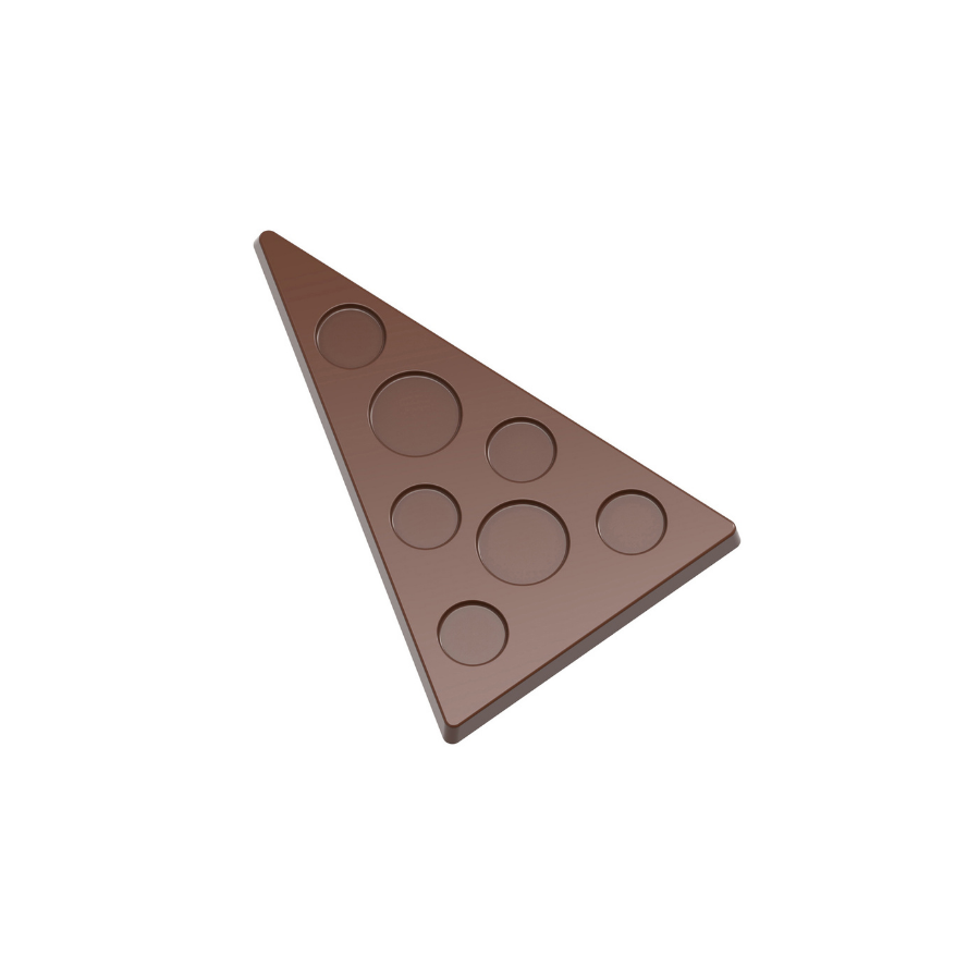 Chocolate World 2-cavity Christmas tree tablet chocolate mould - 174 x 113mm