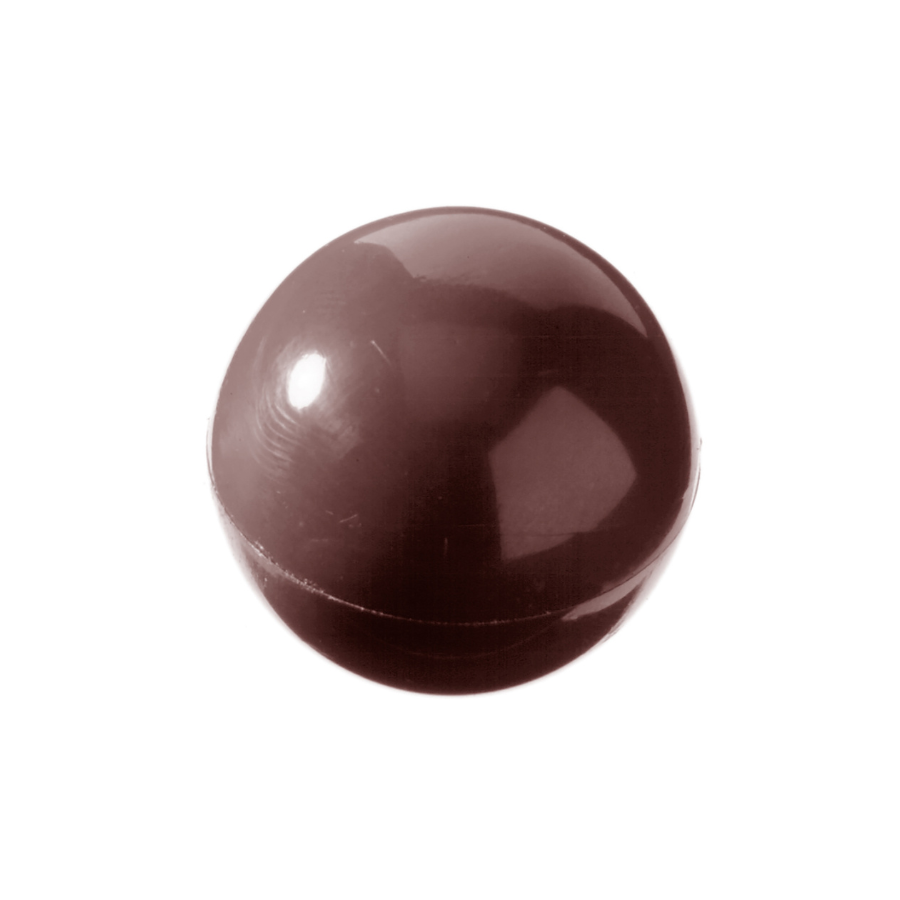 Chocolate World 24-cavity 2 x 9g half sphere chocolate mould - Ø30mm