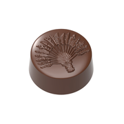 Chocolate World 21-cavity 11g Traveller's Tree chocolate mould - 31 x 31mm