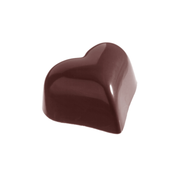 Chocolate World 21-cavity 14g small puffy heart chocolate mould - 30 x 36mm