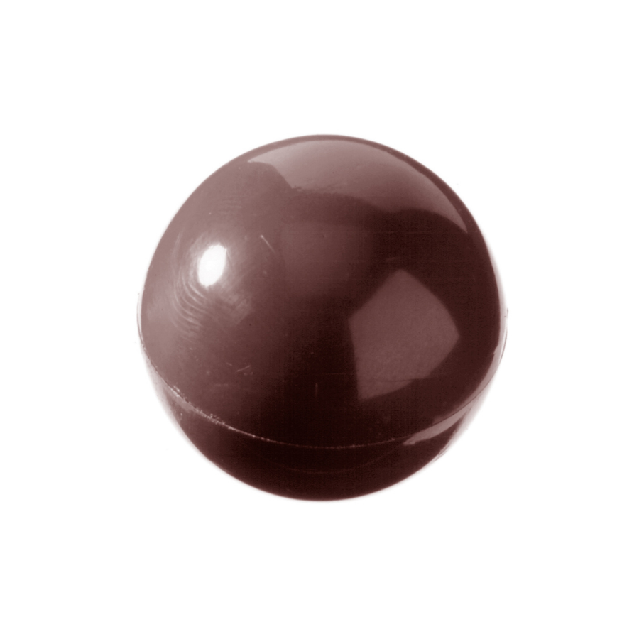 Chocolate World 32-cavity 2 x 6g half sphere chocolate mould - Ø27mm