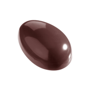 Chocolate World 24-cavity 2 x 12g smooth egg chocolate mould - 43 x 30mm