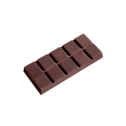 Chocolate World 5-cavity 41g tablet chocolate mould - 117 x 50mm