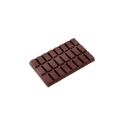 Chocolate World 3-cavity 205g tablet chocolate mould - 124 x 77mm