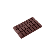 Chocolate World 3-cavity 138g tablet chocolate mould - 124 x 77mm