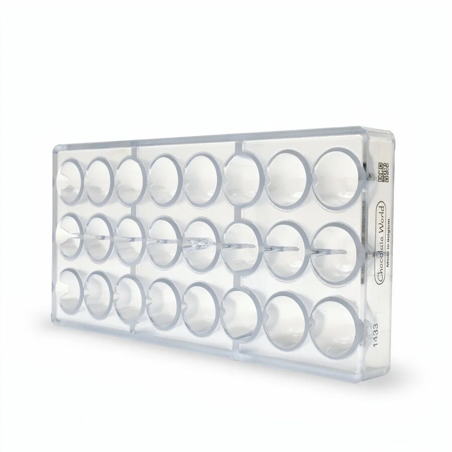 Chocolate World 24-cavity 15g cone chocolate mould - 29 x 25mm