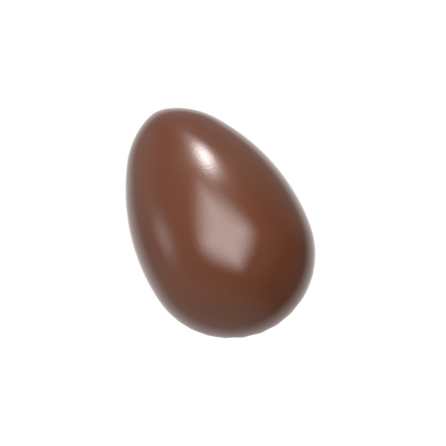 Chocolate World 24-cavity 2 x 5g smooth egg chocolate mould - 33 x 23mm