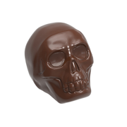 Chocolate World 24-cavity 7 + 9g skull chocolate mould - 26 x 27mm