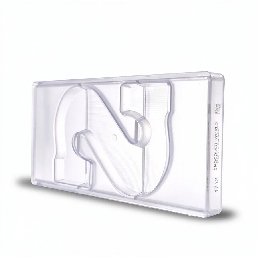 Chocolate World 1-cavity 200g letter S chocolate mould - 175.5 x 117mm