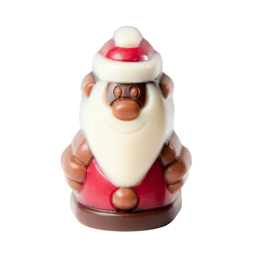 Chocolate World 21-cavity 10.5g Santa Claus chocolate mould 38 x 27mm