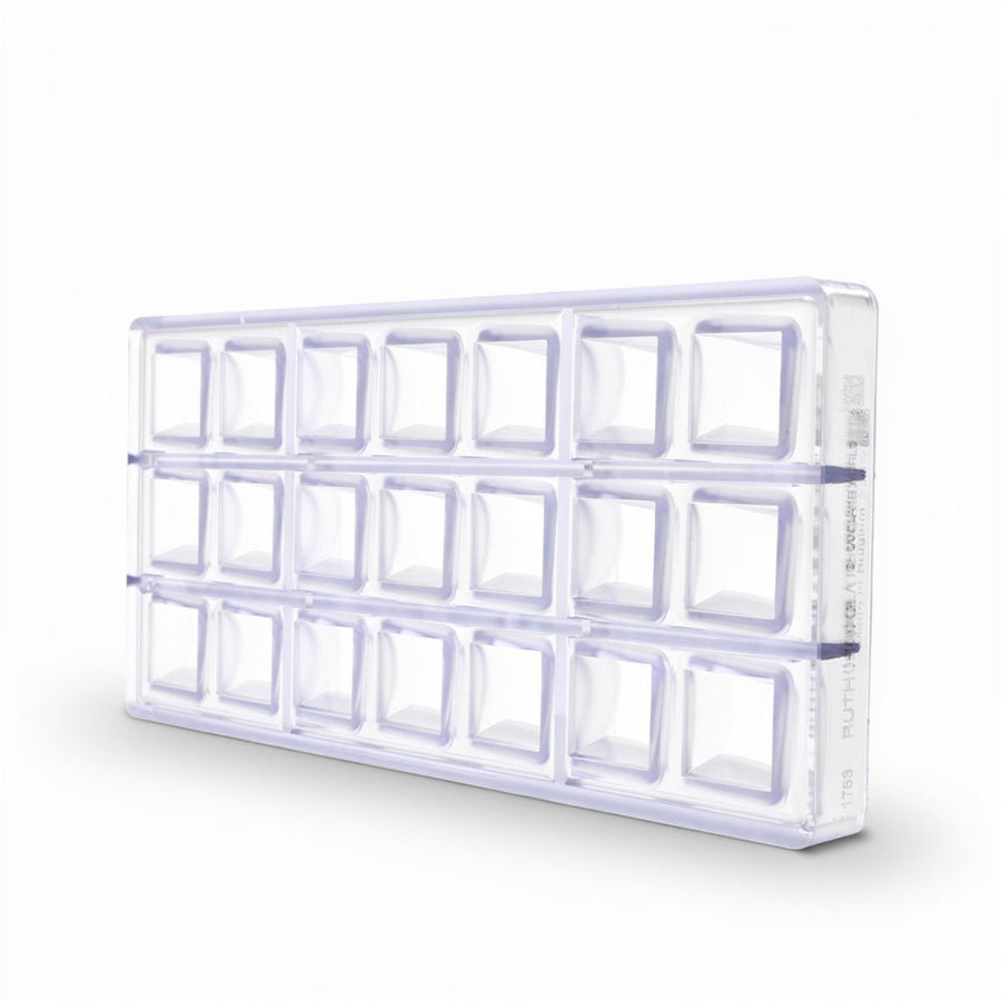 Chocolate World 21-cavity 11g round cube chocolate mould by Ruth Hinks 27 x 27mm