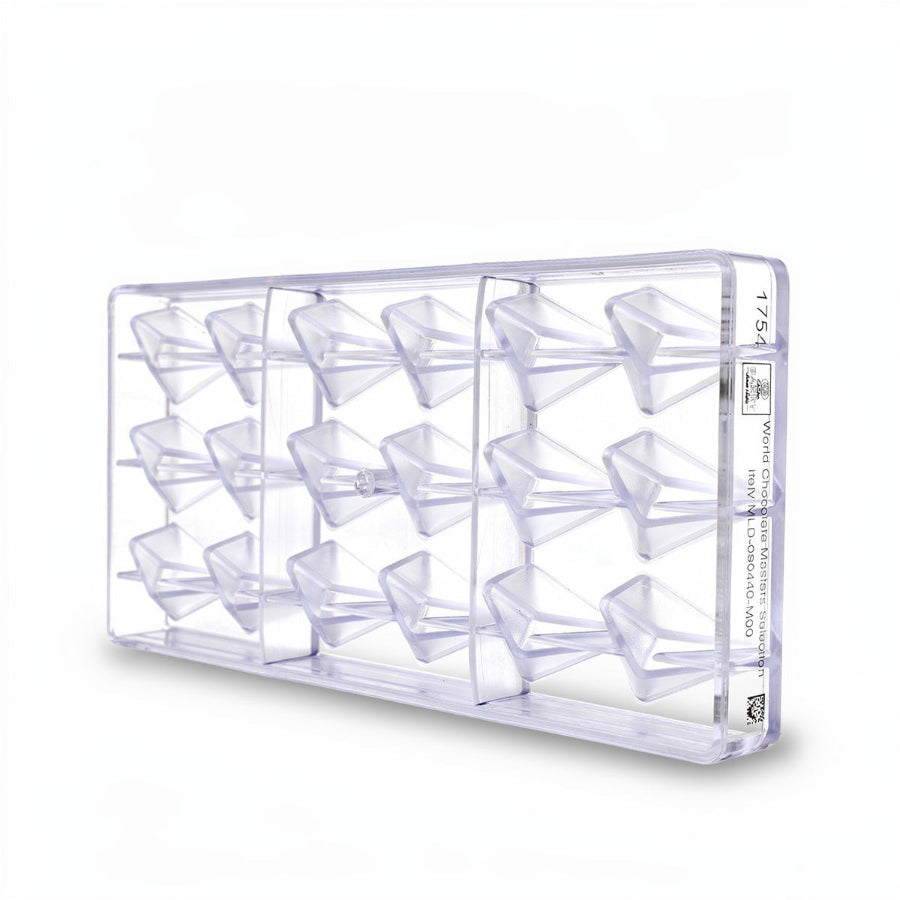 Chocolate World 18-cavity 10g chocolate mould by Davide Comaschi 38 x 32mm