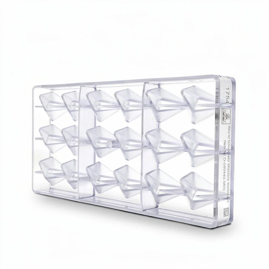 Chocolate World 18-cavity 10g chocolate mould by Davide Comaschi 38 x 32mm
