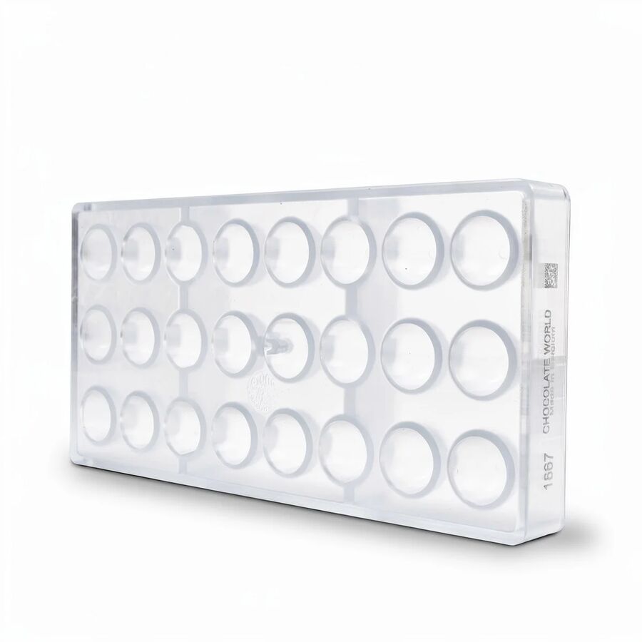 Chocolate World 18-cavity 9.5g American truffle chocolate mould 25.5 x 25.5m
