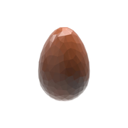 Chocolate World 24-cavity 2 x 5.5g faceted egg chocolate mould - 33 x 23mm