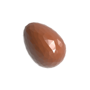 Chocolate World 35-cavity 2 x 4g faceted egg chocolate mould - 29 x 21mm