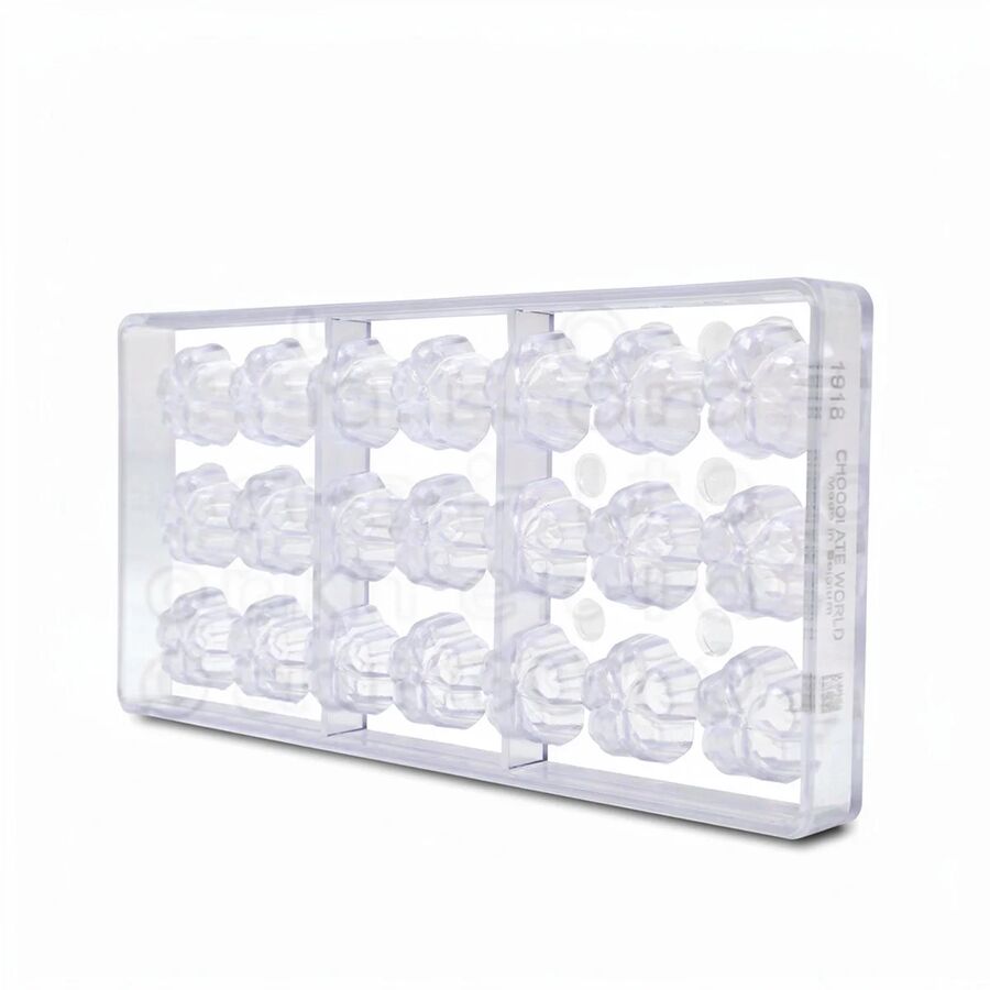 Chocolate World 21-cavity 9.5g Sakura origami chocolate mould by Kohei Ogata - 31 x 30mm