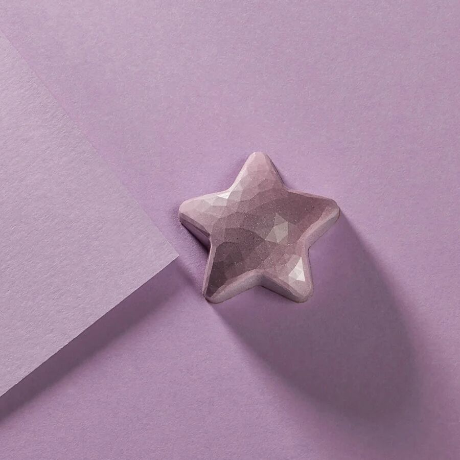 Chocolate World 21-cavity 12g faceted star chocolate mould - 35.5 x 35.5mm
