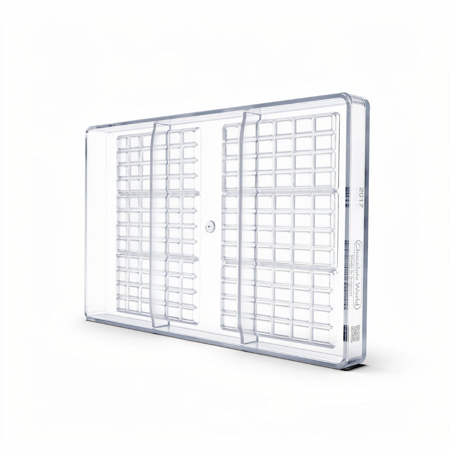 Chocolate World 6-cavity 23g tablet chocolate mould - 99 x 49.5mm