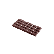 Chocolate World 3-cavity 90g rectangular tablet chocolate mould - 156 x 77mm