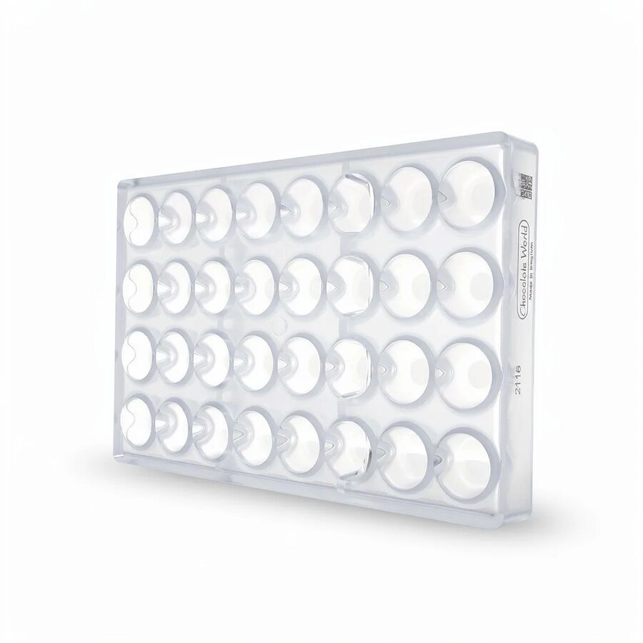 Chocolate World 32-cavity 14g cone chocolate mould - 29 x 23mm