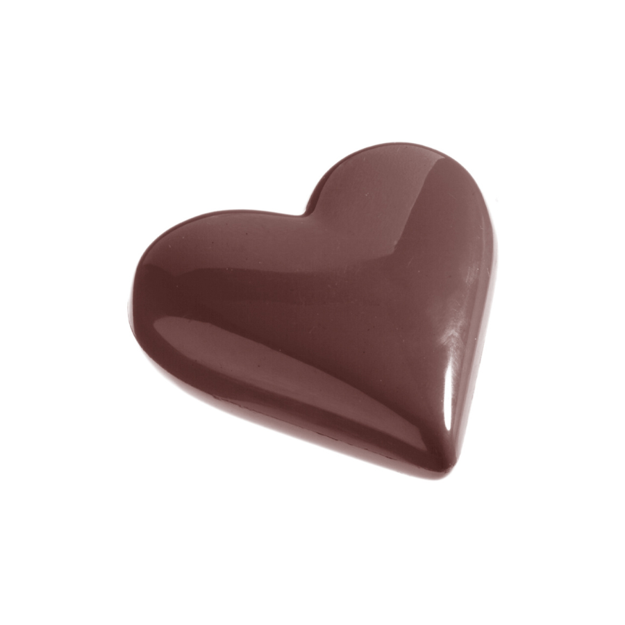 Chocolate World 2-cavity 305g heart chocolate mould - 145mm