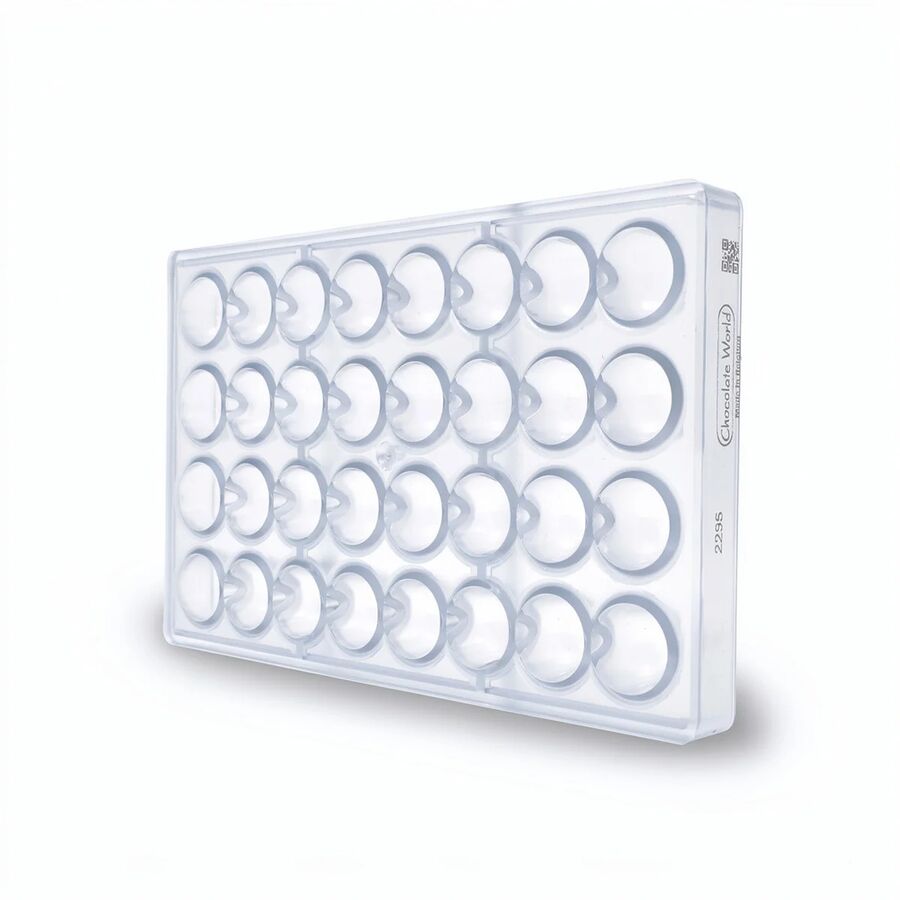 Chocolate World 32-cavity 13g cone chocolate mould - 29 x 21mm