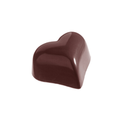 Chocolate World 32-cavity 9g small heart chocolate mould - 31 x 27mm