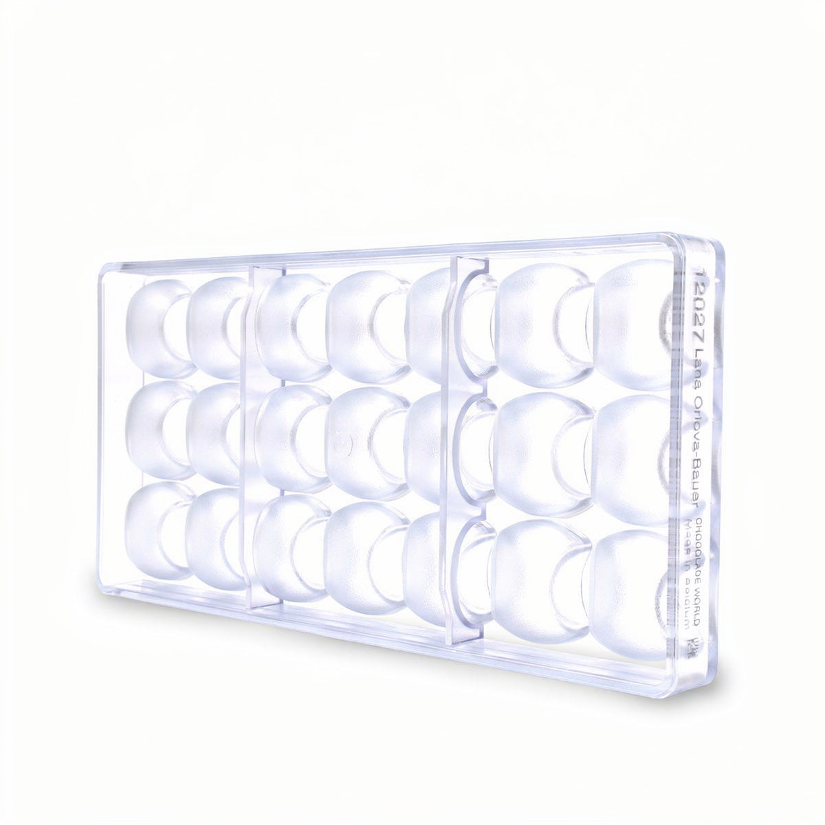 Chocolate World 21-cavity 13.5g The Taster chocolate mould by Lana Orlova Bauer - 34.5 x 29.5mm