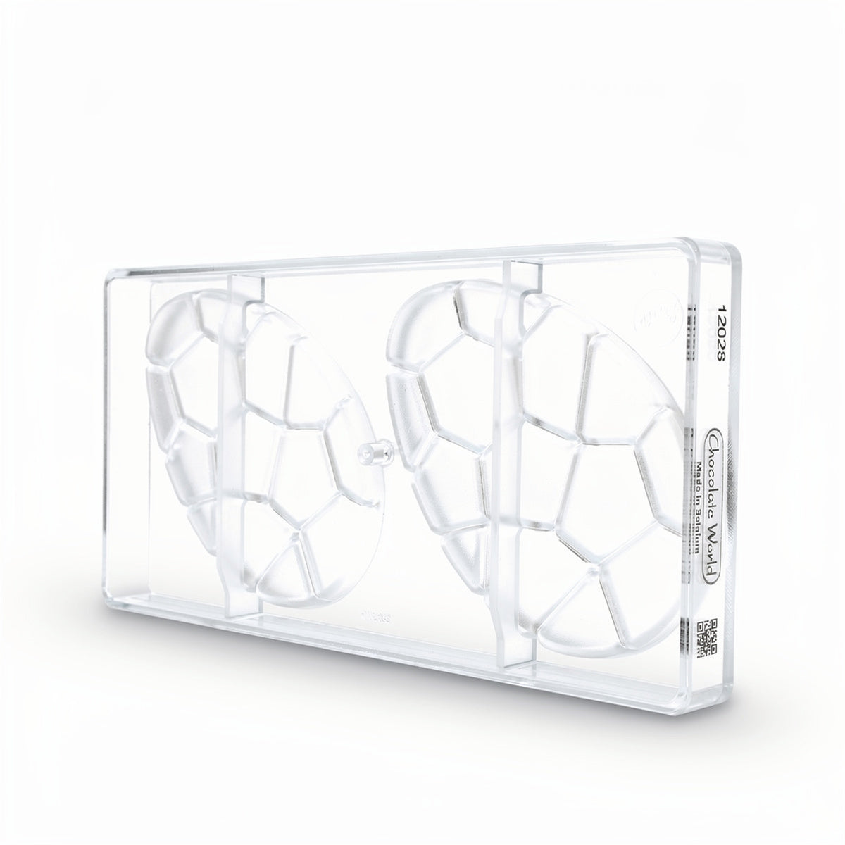 Chocolate World 2-cavity 100g Easter egg tablet chocolate mould - 140 x 92mm