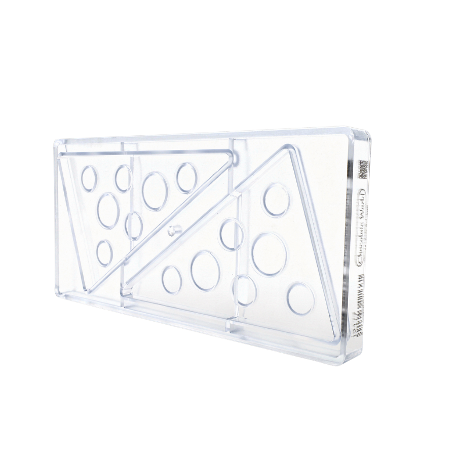 Chocolate World 2-cavity Christmas tree tablet chocolate mould - 174 x 113mm
