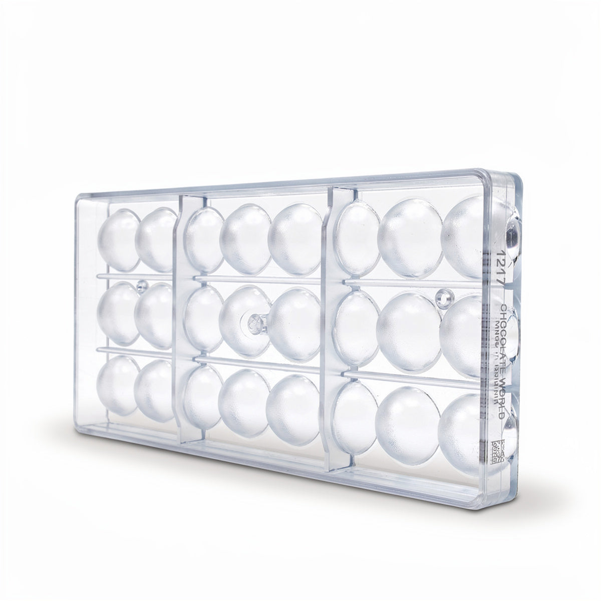 Chocolate World 24-cavity 2 x 9g half sphere chocolate mould - Ø30mm