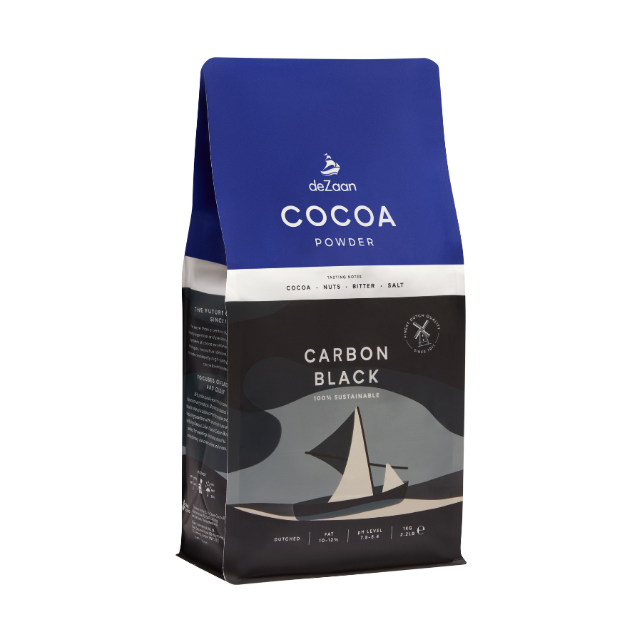 Dezaan carbon black cocoa powder (10 - 12% fat) - 1kg