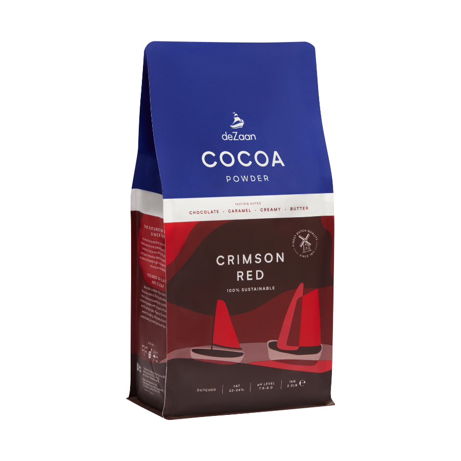 Dezaan crimson red cocoa powder (22 - 24% fat) - 1kg