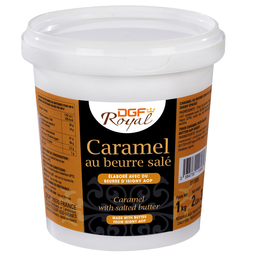 Dgf industries salted caramel with salted butter - 1kg & 3kg