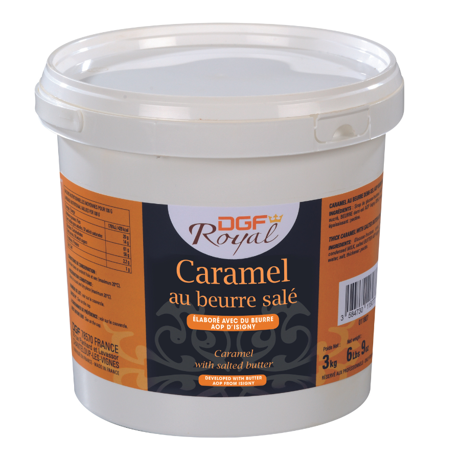 Dgf industries salted caramel with salted butter - 1kg & 3kg