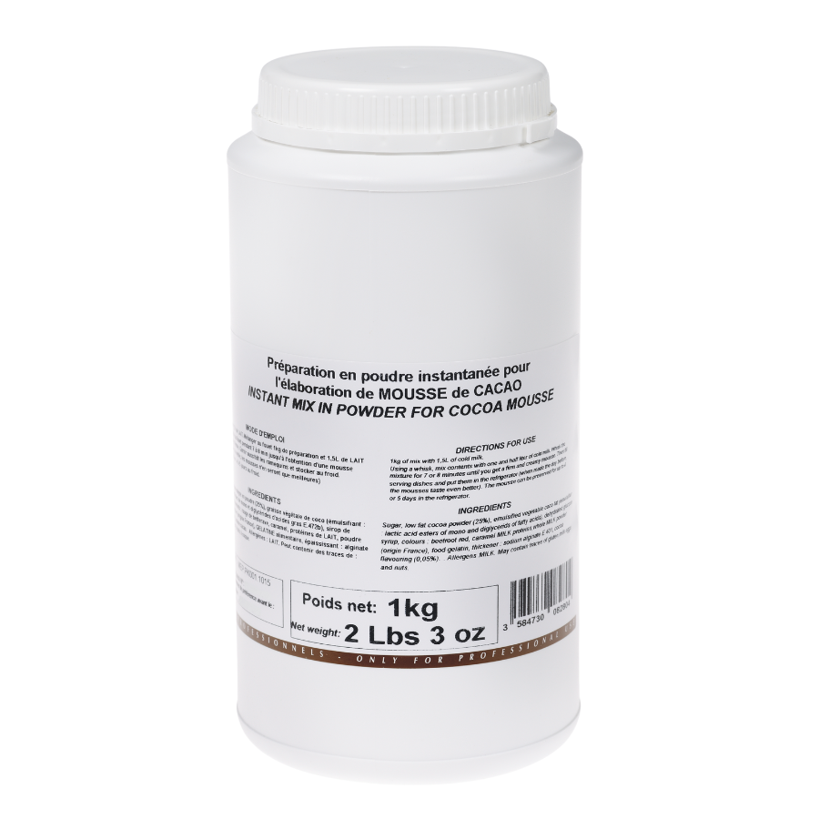 Dgf industries chocolate mousse mix - 1kg